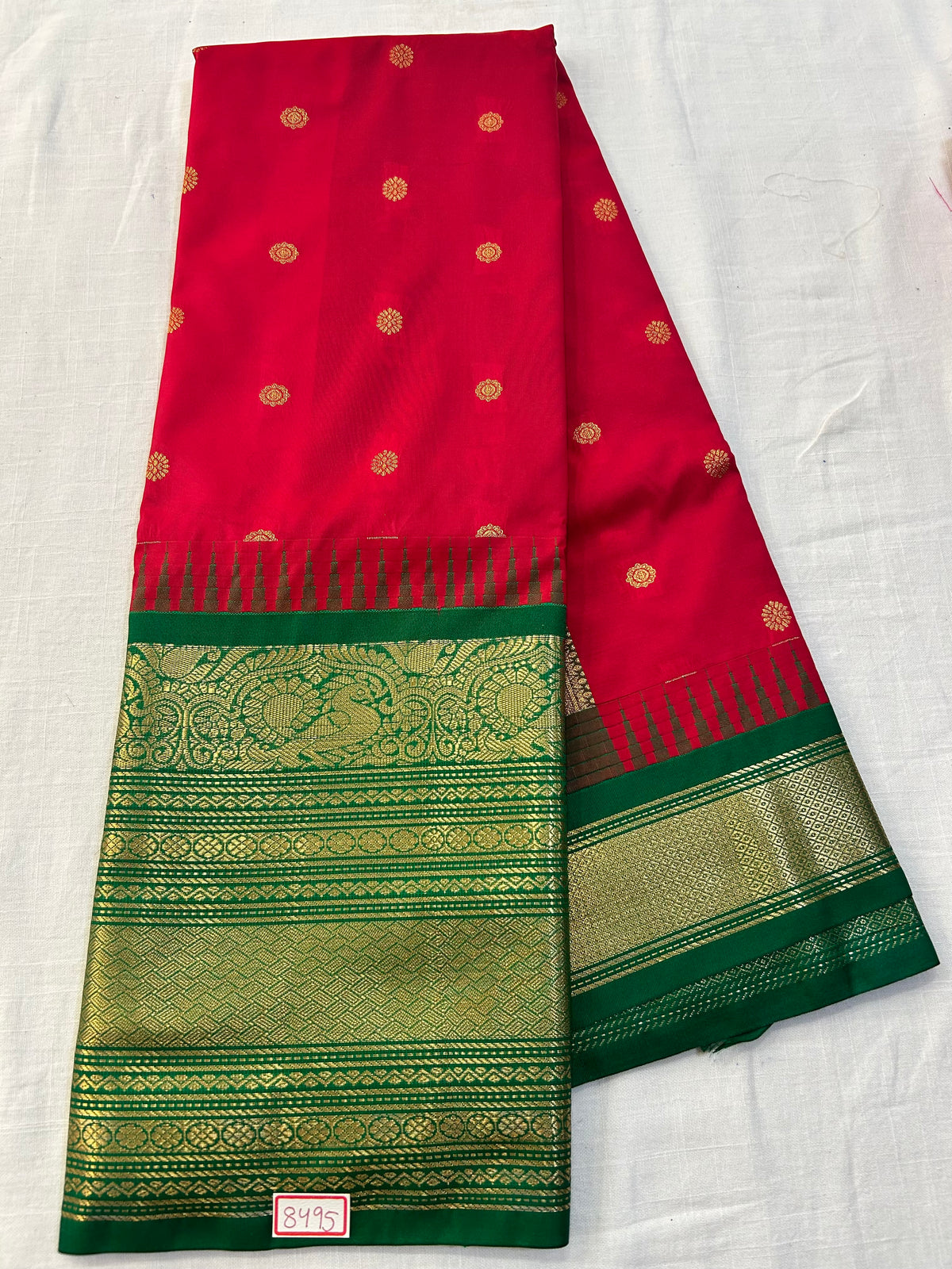 Semi Gadwal Silk Big Border saree