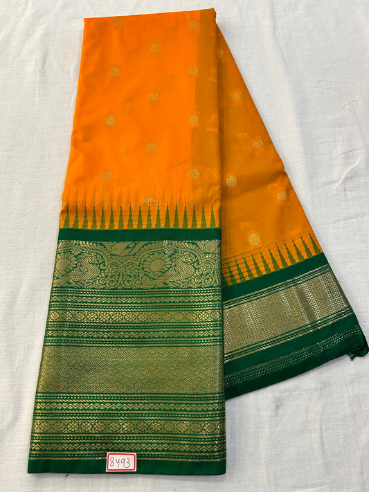 Semi Gadwal Silk Big Border saree