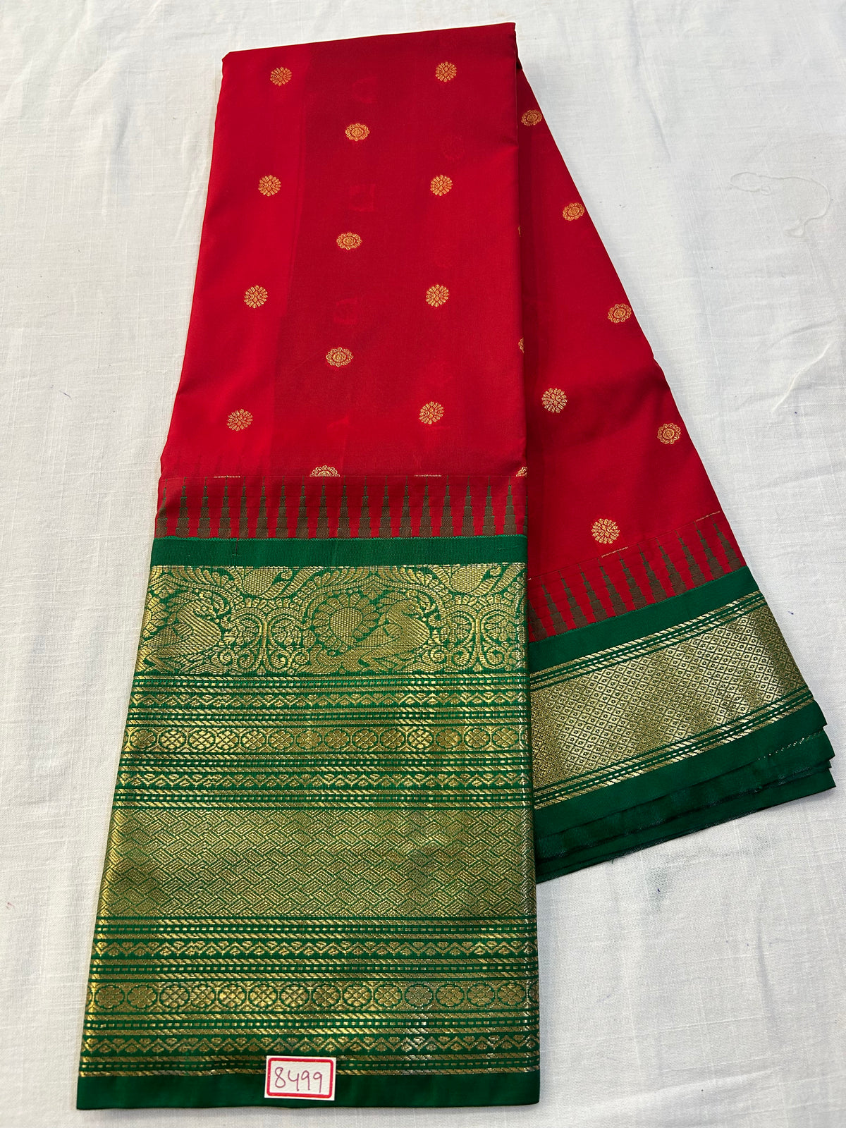 Semi Gadwal Silk Big Border saree