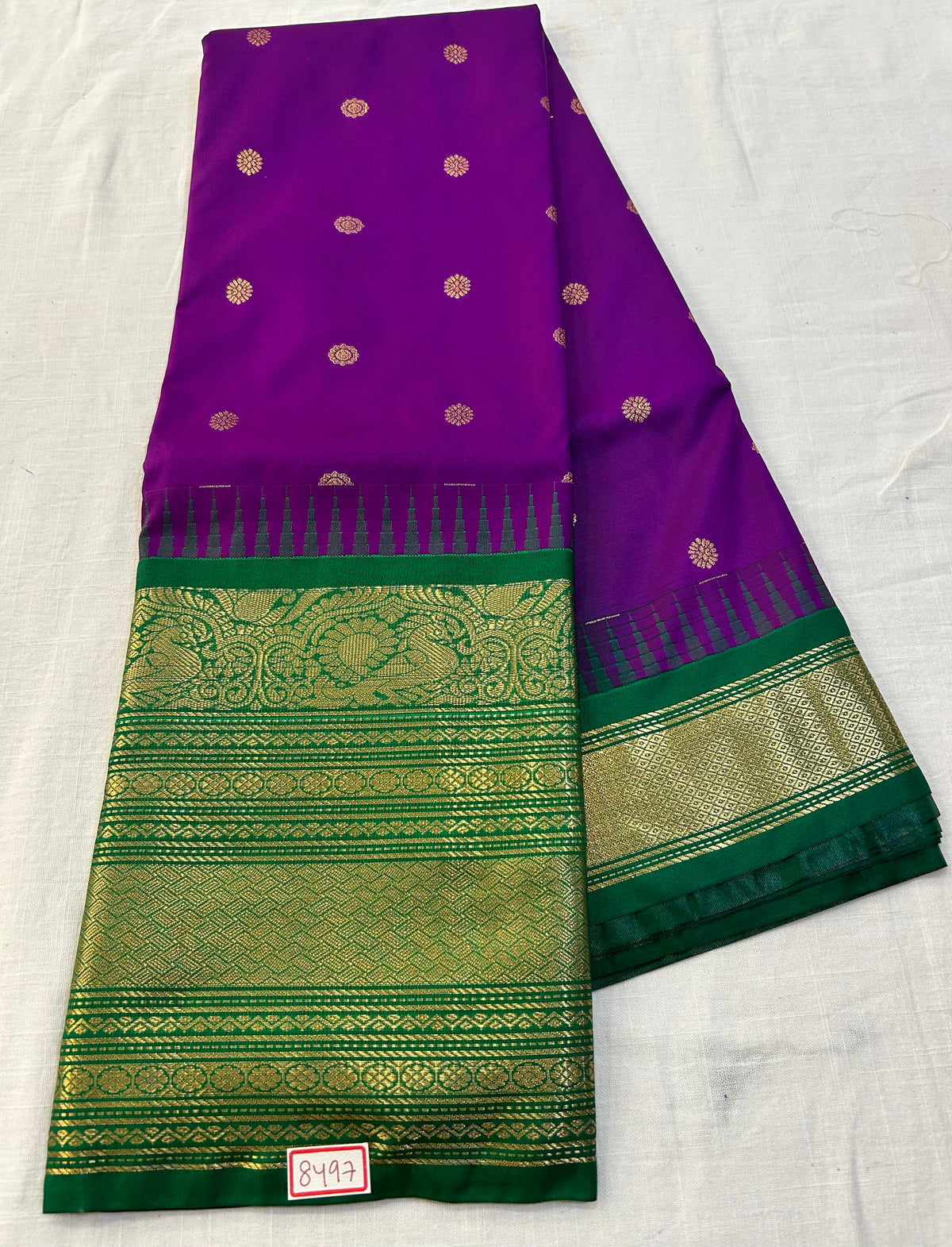 Semi Gadwal Silk Big Border saree