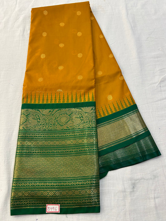 Semi Gadwal Silk Big Border saree