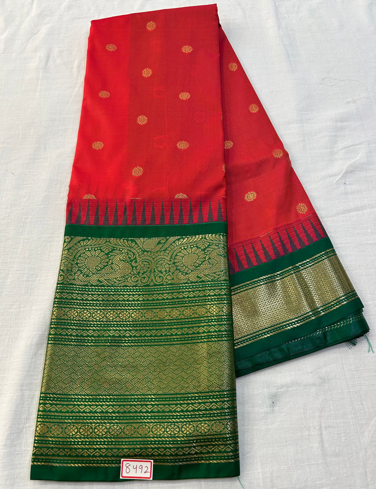 Semi Gadwal Silk Big Border saree