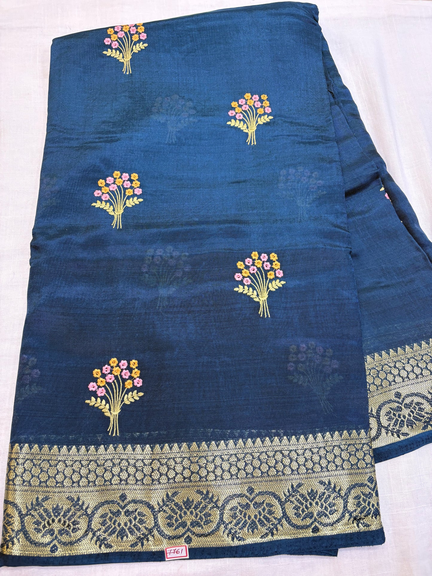 Dupian Silk Saree with Embroidery