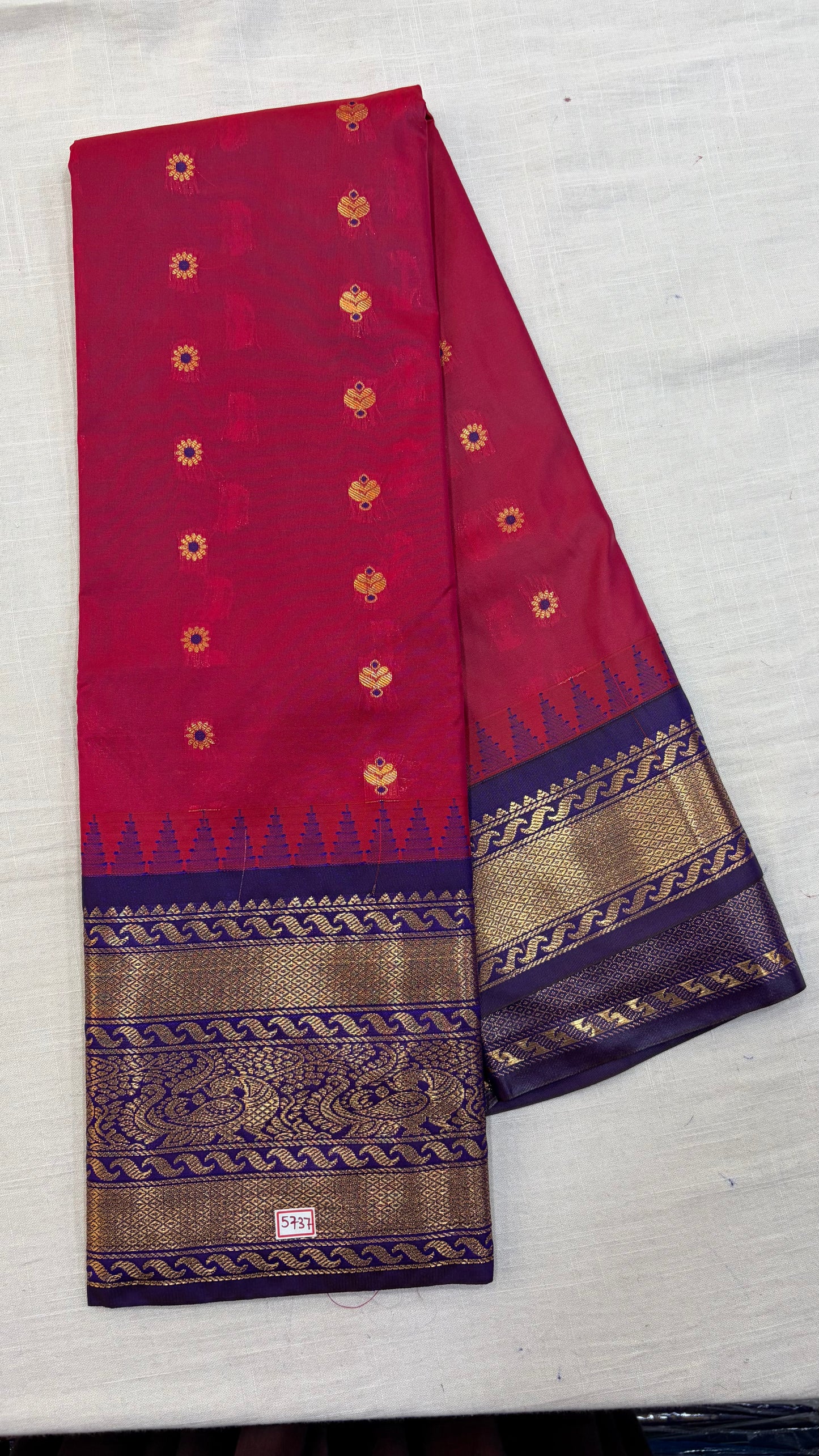 Semi Gadwal Silk Saree