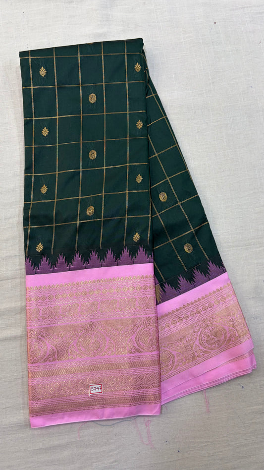 Semi Gadwal Silk Saree