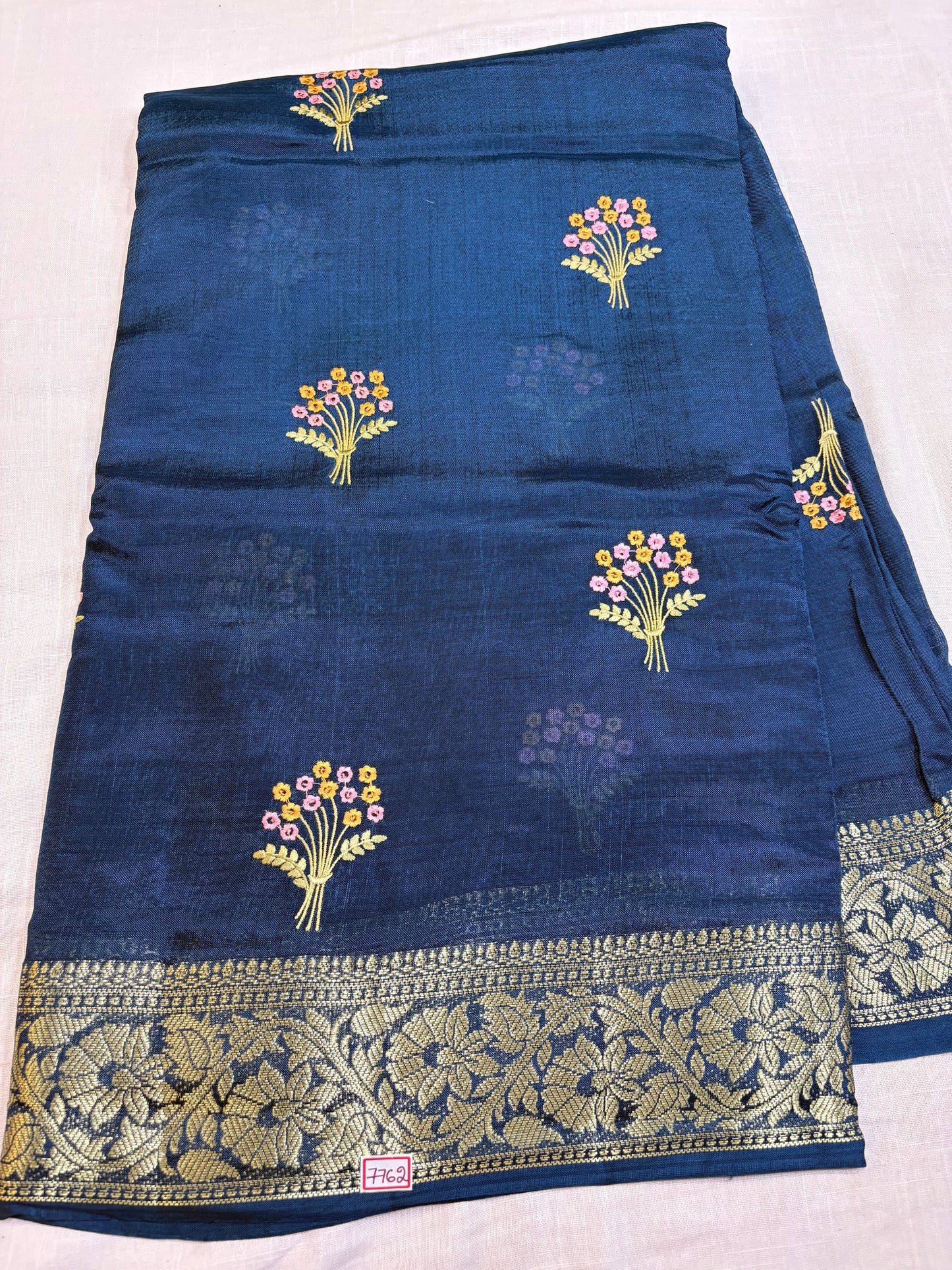 Dupian Silk Saree with Embroidery