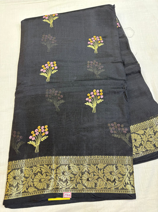 Dupian Silk Saree with Embroidery