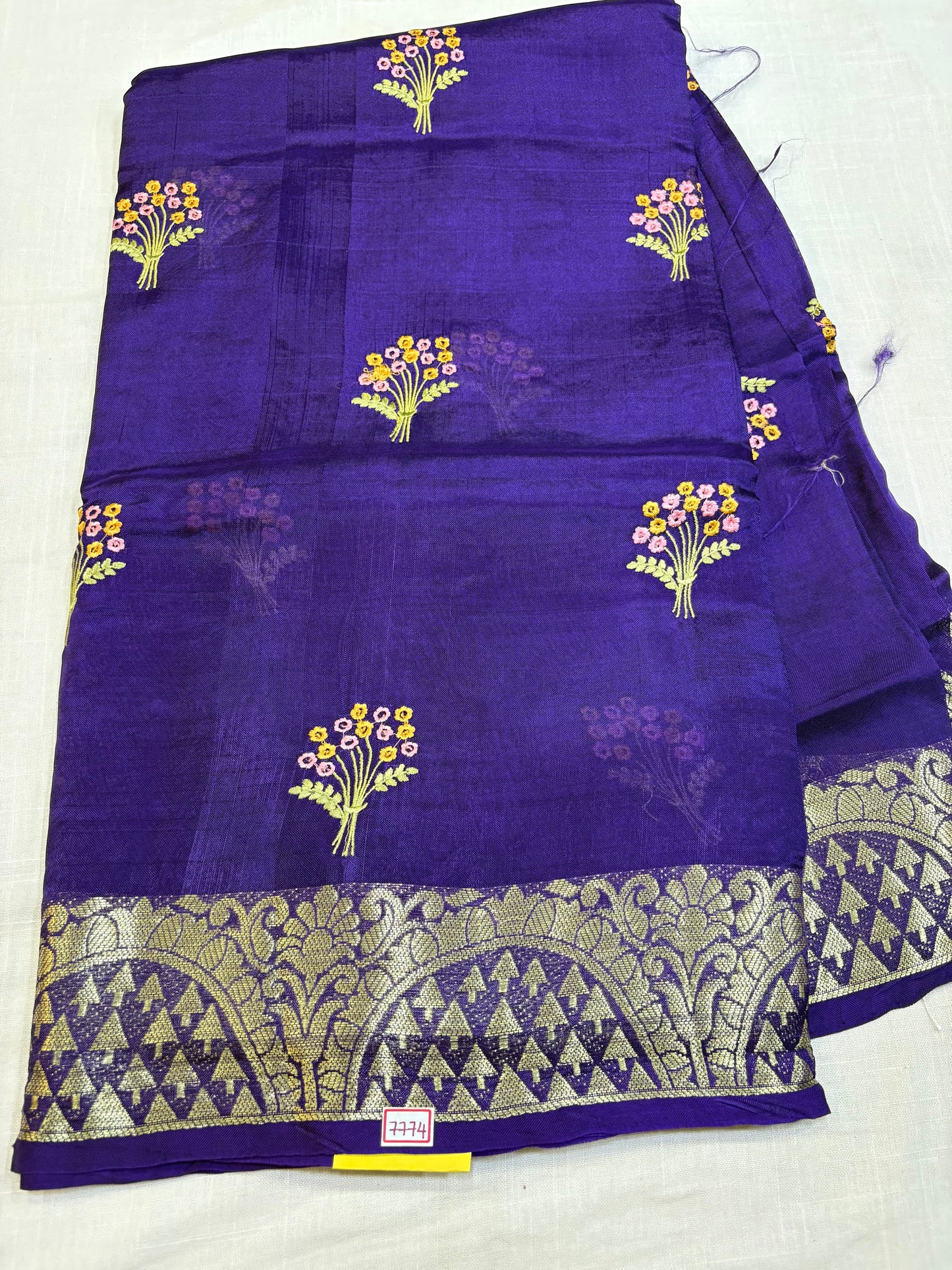 Dupian Silk Saree with Embroidery