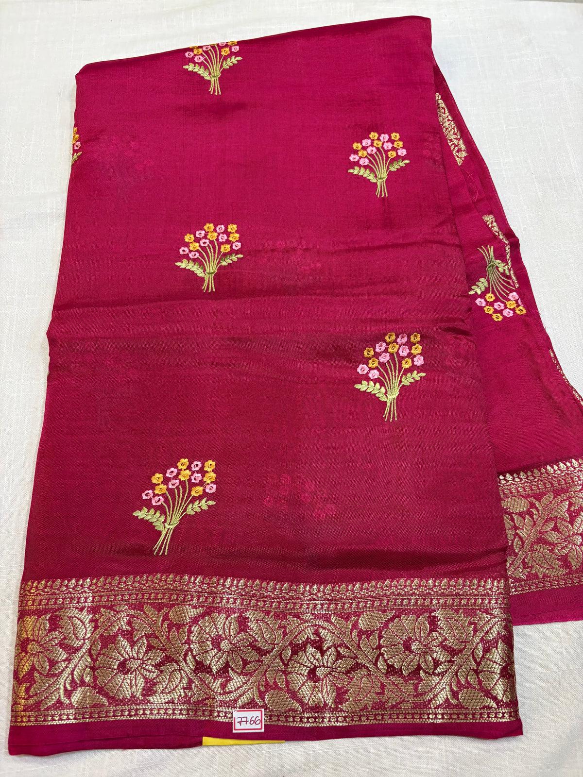 Dupian Silk Saree with Embroidery