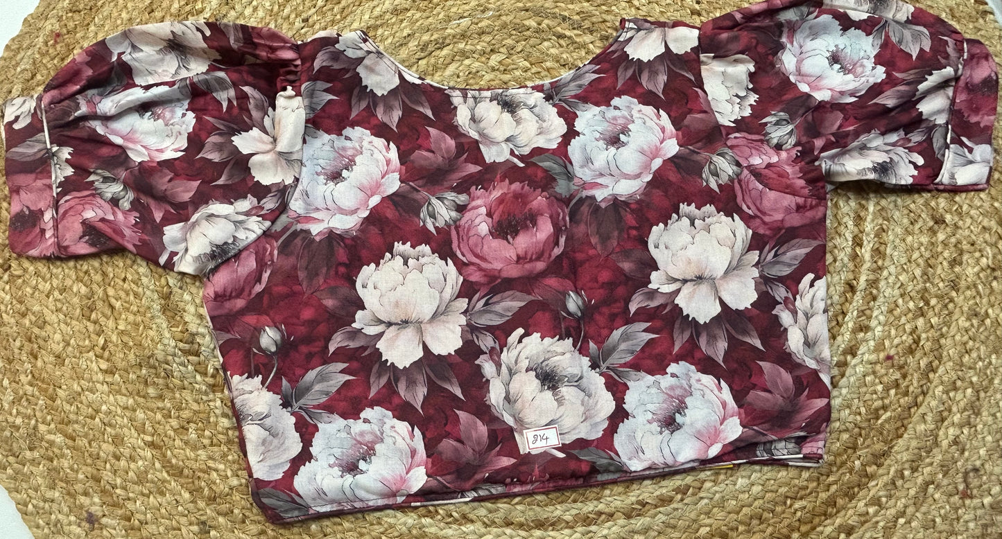 Fancy ReadyMade High Neck Blouse