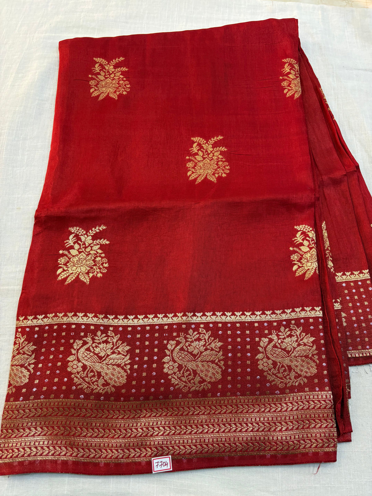 Russian crepe sarees