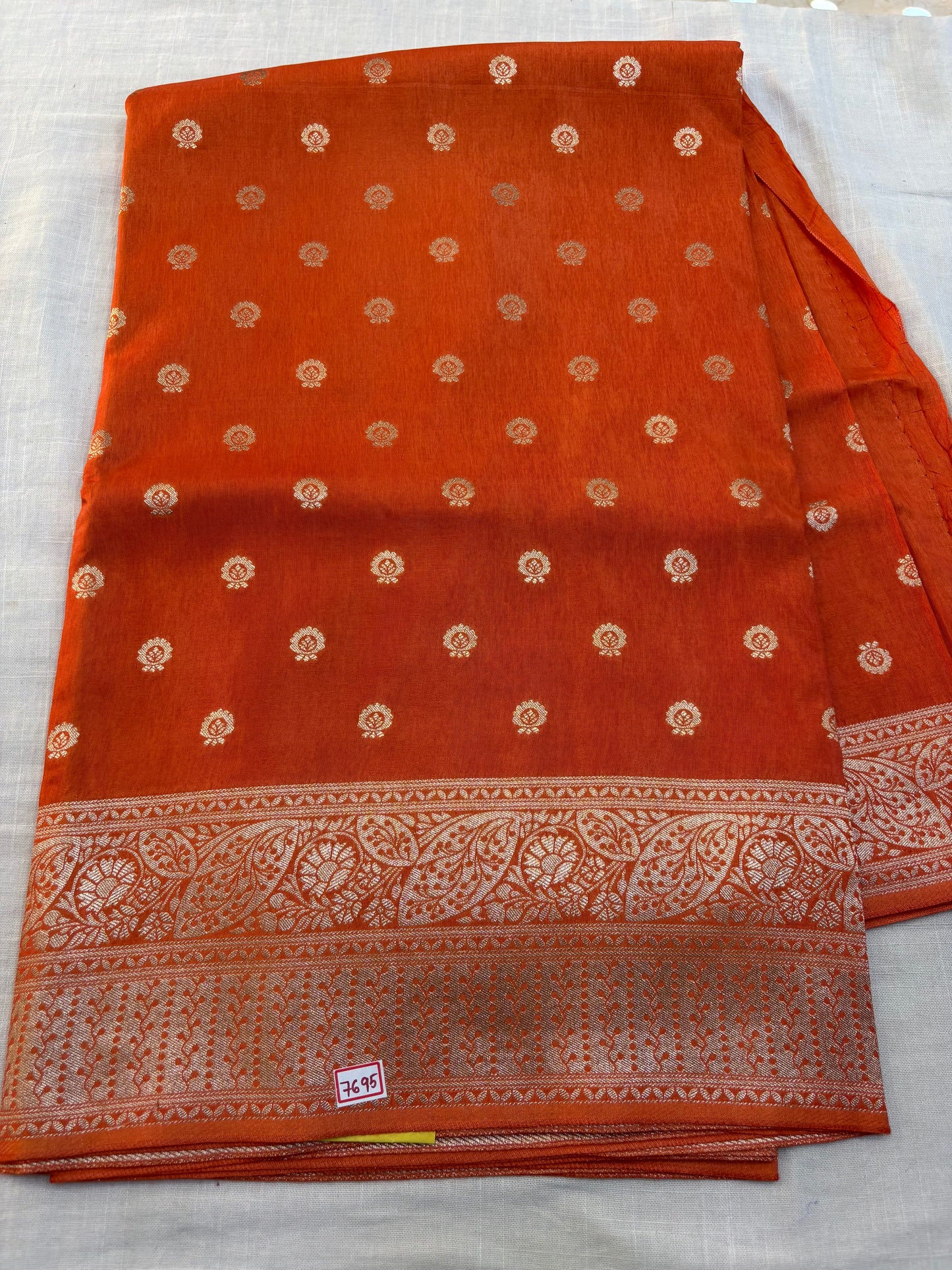 Russian crepe sarees