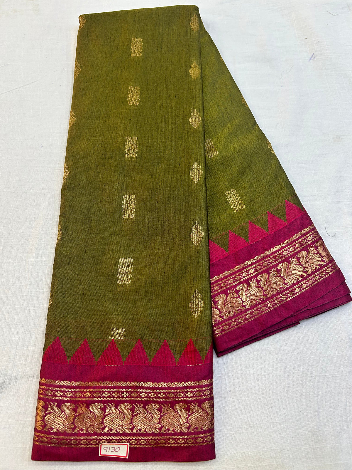 Semi Gadwal Sico Small border Saree