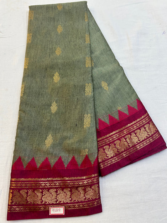 Semi Gadwal Sico Small border Saree