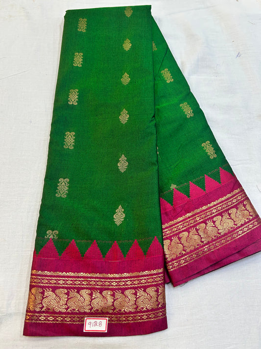 Semi Gadwal Sico Small border Saree