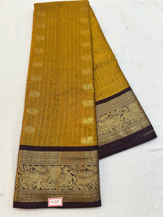 Semi Gadwal Sico Small border Saree