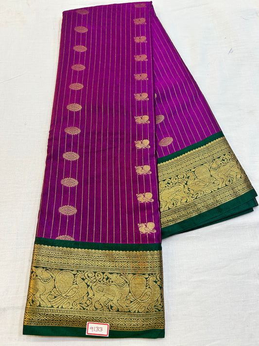 Semi Gadwal Sico Small border Saree