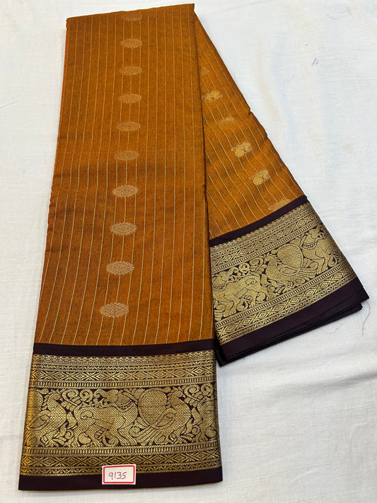 Semi Gadwal Sico Small border Saree