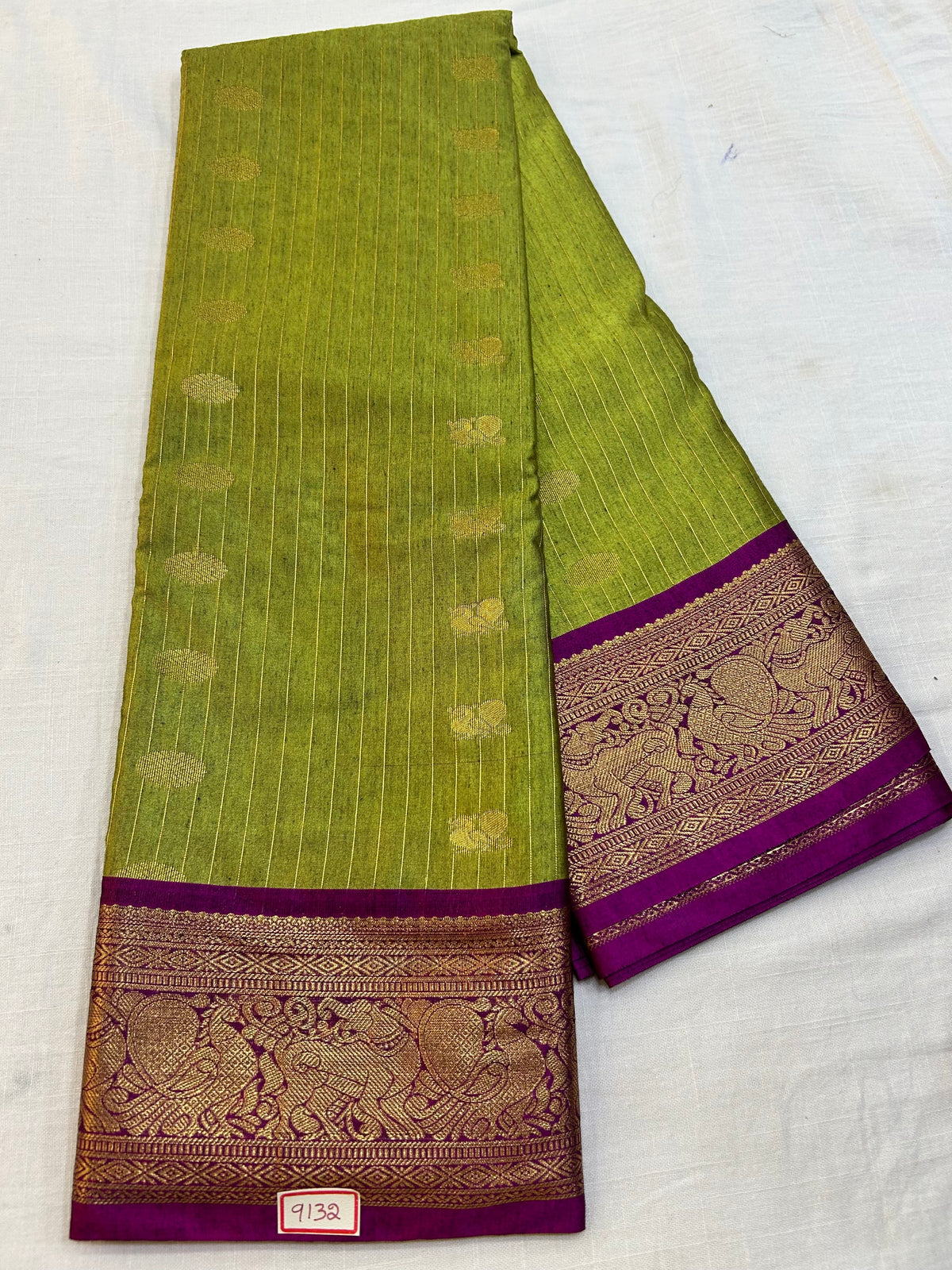 Semi Gadwal Sico Small border Saree