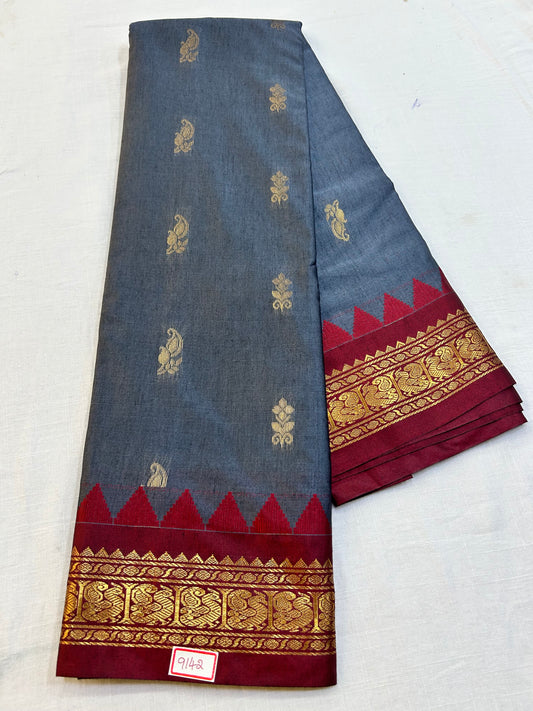 Semi Gadwal Sico Small border Saree