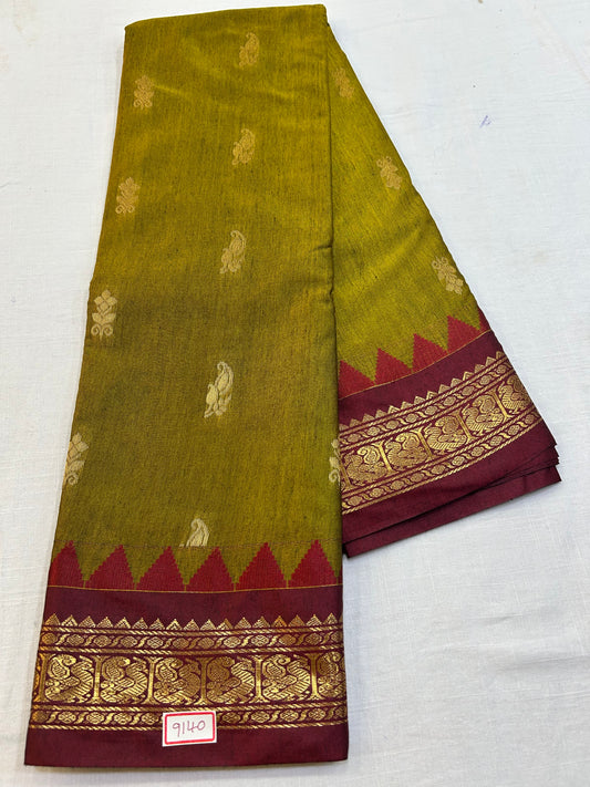 Semi Gadwal Sico Small border Saree