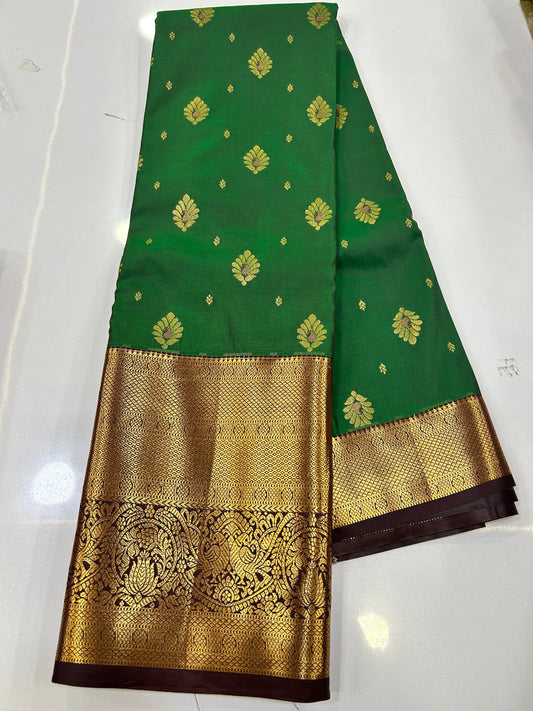 Semi Kanchi Butta Sarees