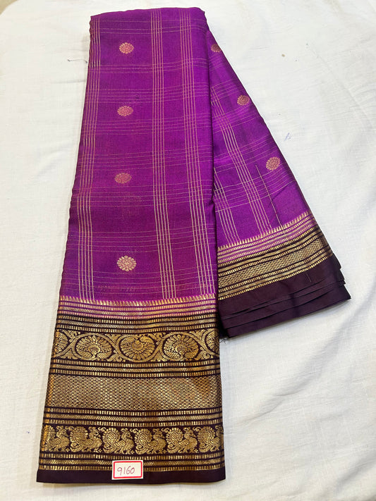 Semi Gadwal Sico Small border Saree