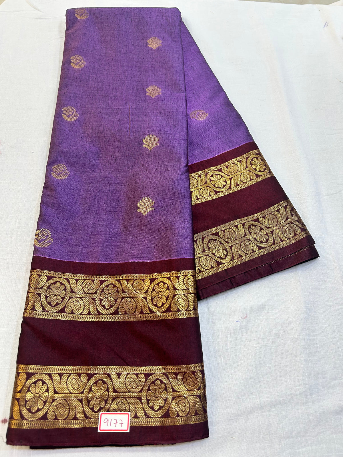 Semi Gadwal Sico Small border Saree