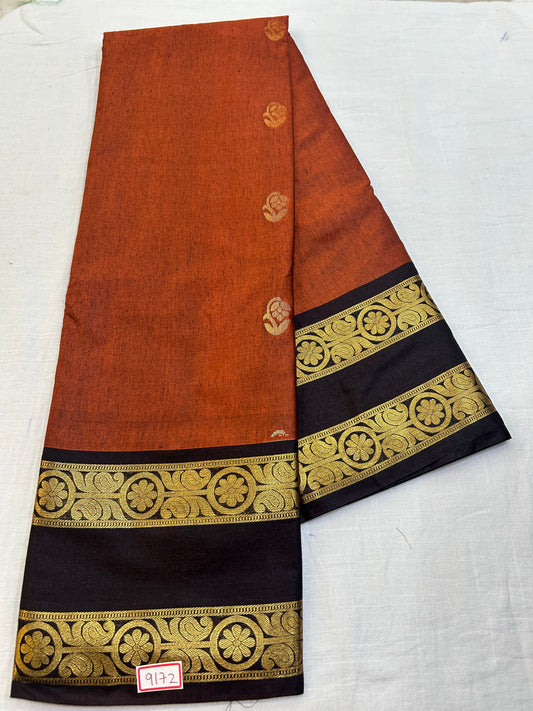 Semi Gadwal Sico Small border Saree