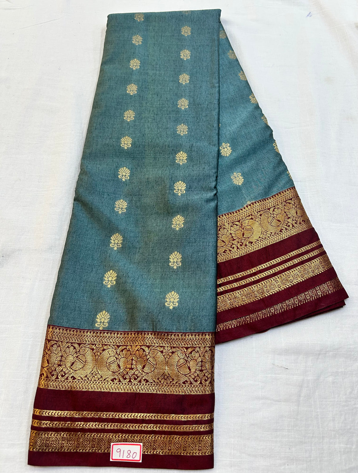 Semi Gadwal Sico Small border Saree