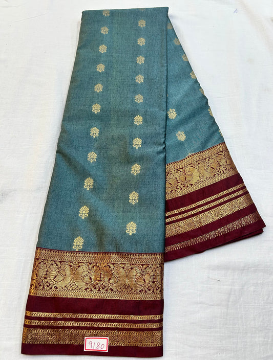 Semi Gadwal Sico Small border Saree