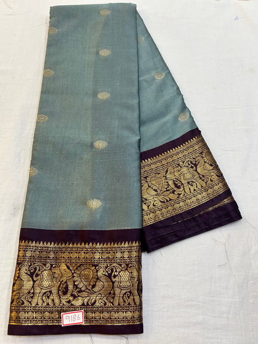 Semi Gadwal Sico Small border Saree