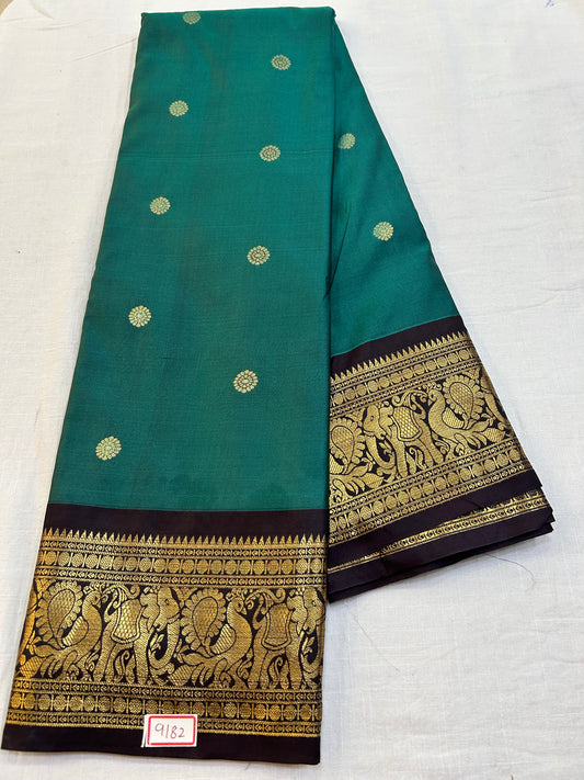 Semi Gadwal Sico Small border Saree