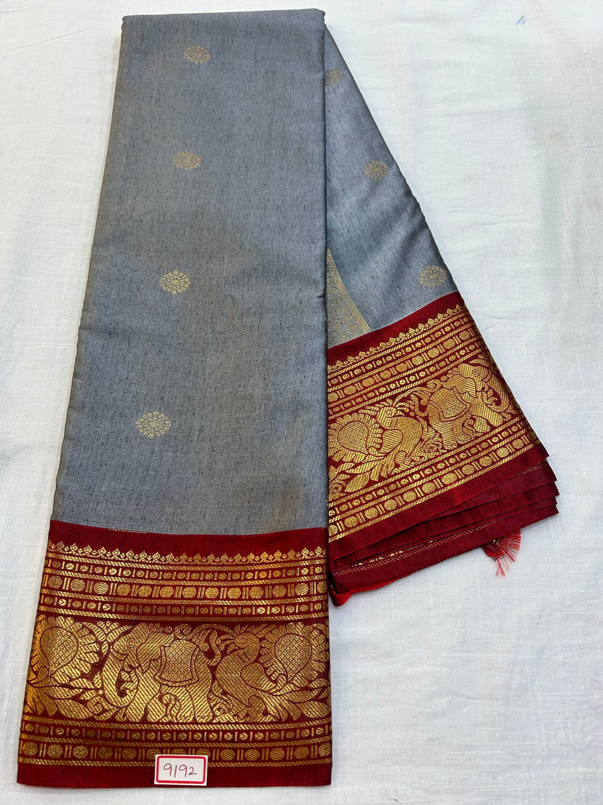 Semi Gadwal Sico Small border Saree