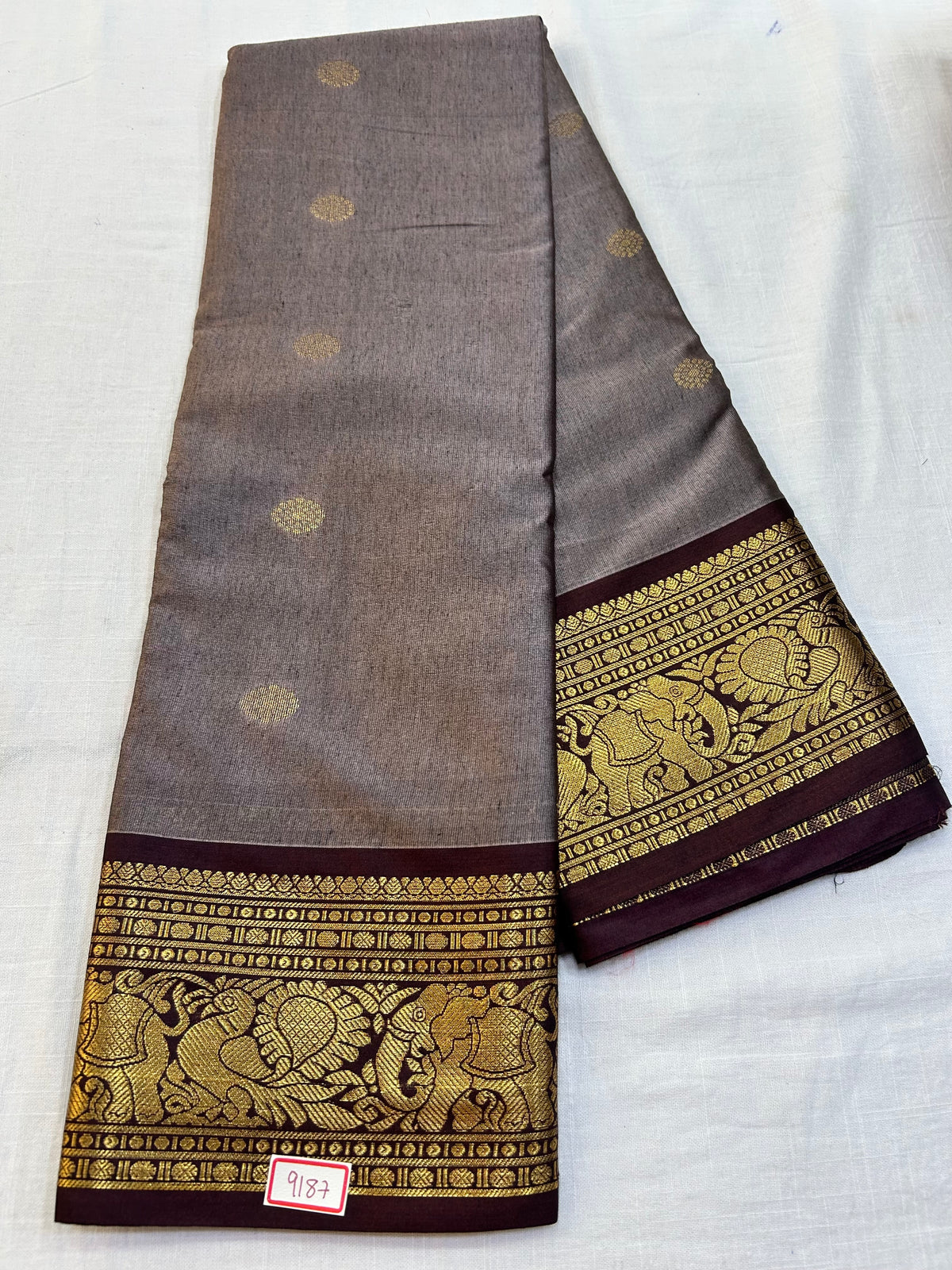 Semi Gadwal Sico Small border Saree