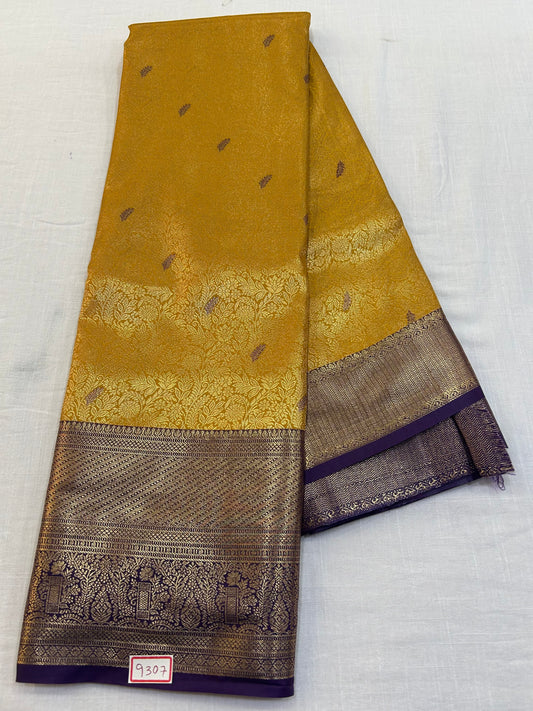 Semi Kanchi Tissue Pattu Saree - Pencil Work