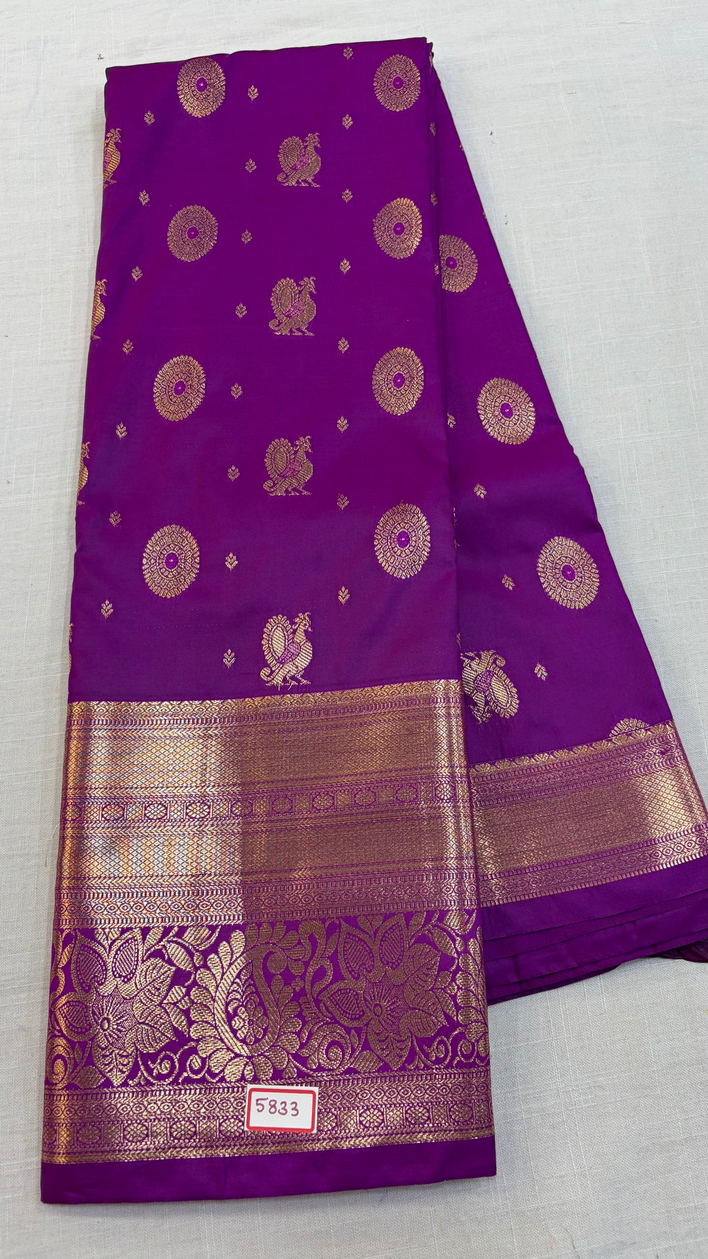 Semi Kanchi Butta Sarees