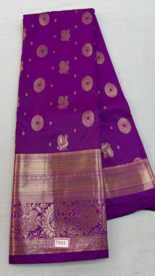 Semi Kanchi Butta Sarees