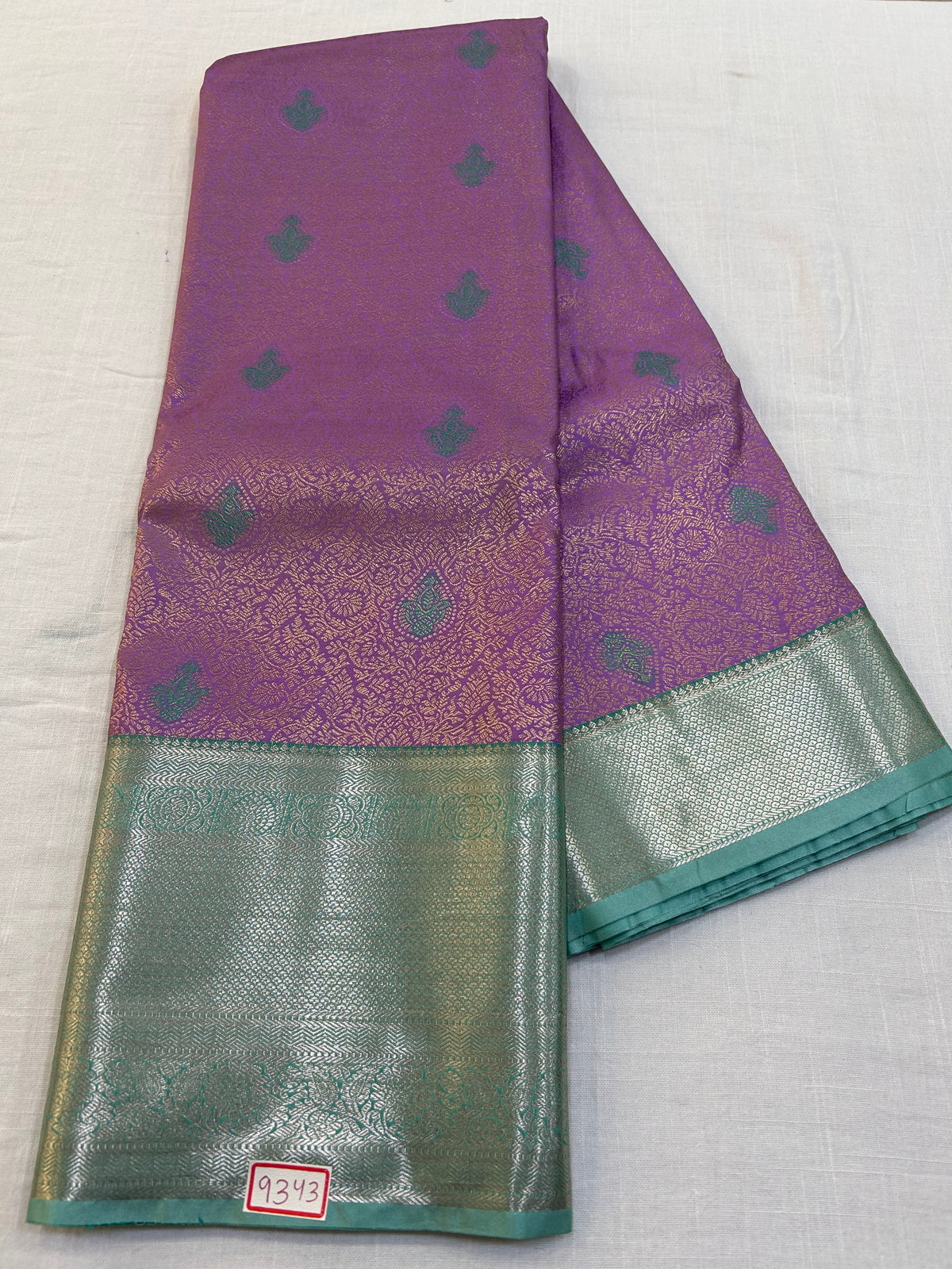 Semi Kanchi Tissue Pattu Saree - Pencil Work