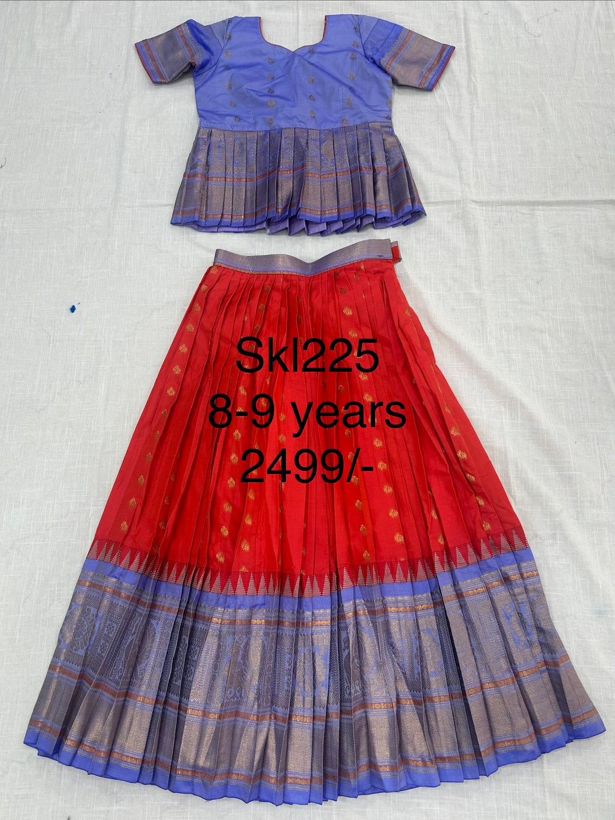 Kids Stitched Lehanga