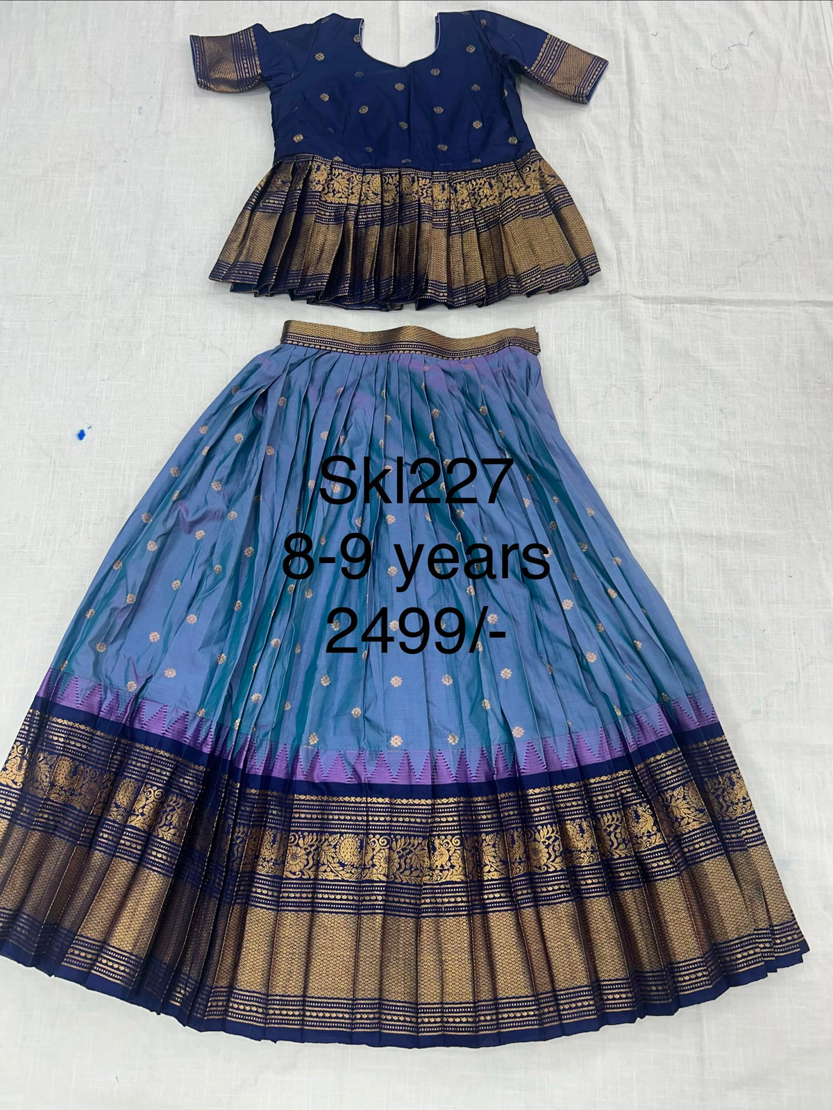 Kids Stitched Lehanga