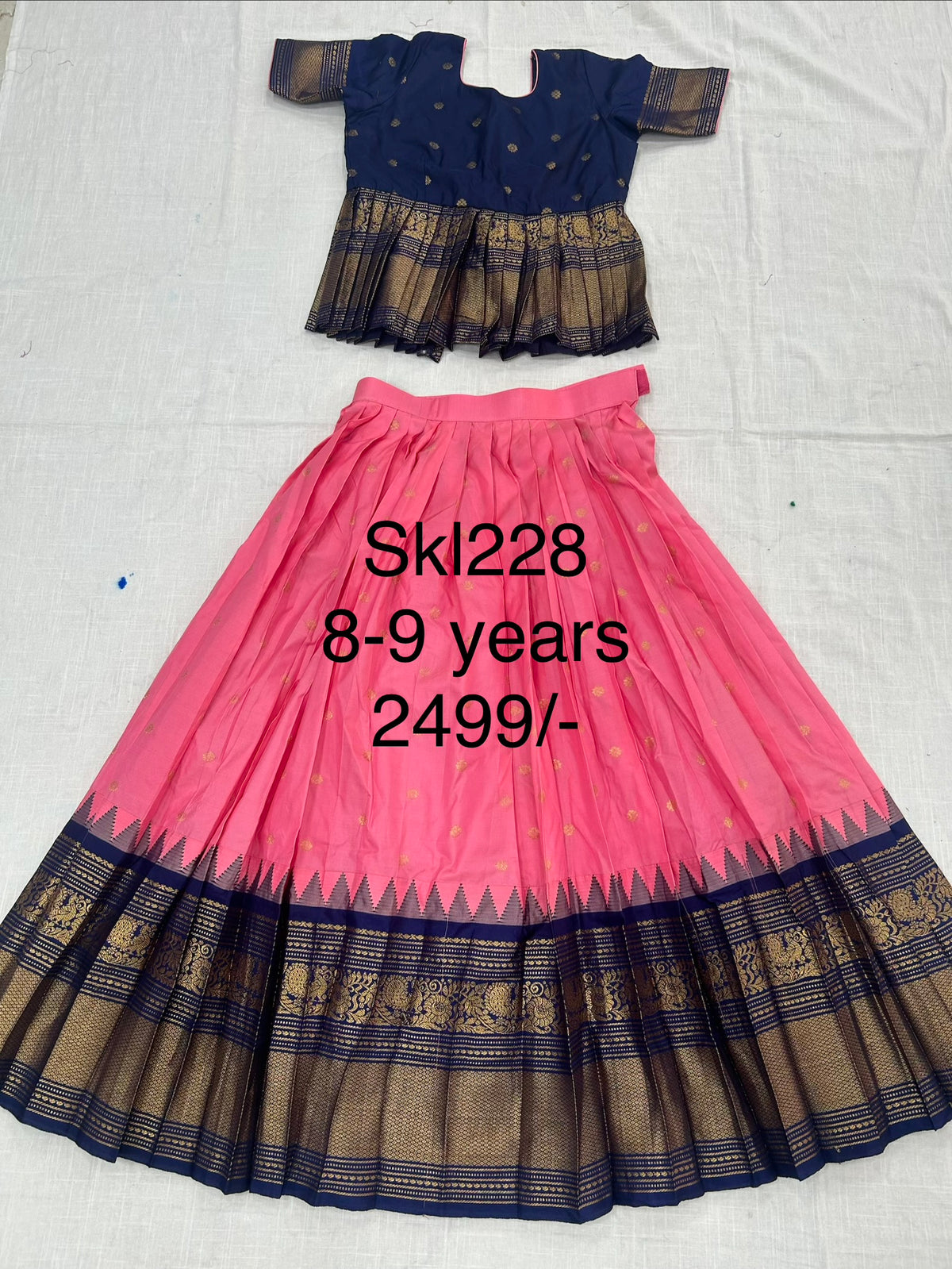Kids Stitched Lehanga