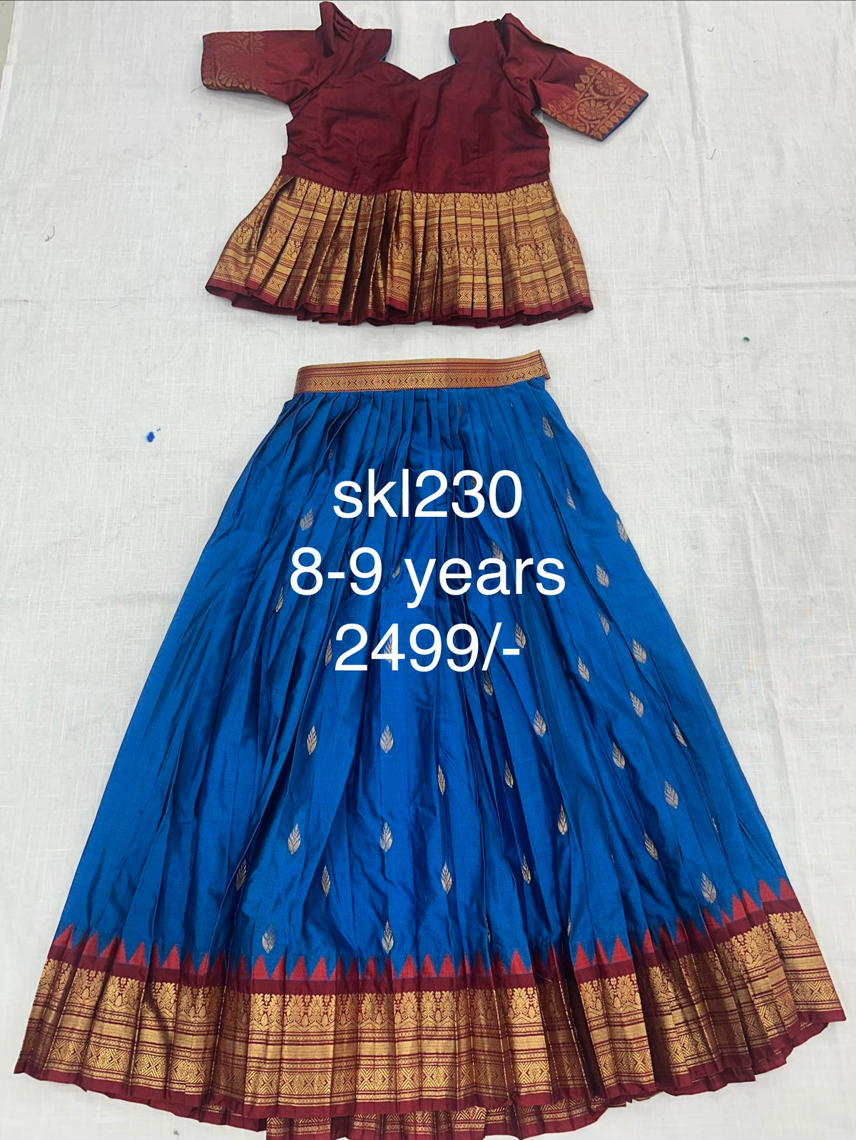 Kids Stitched Lehanga