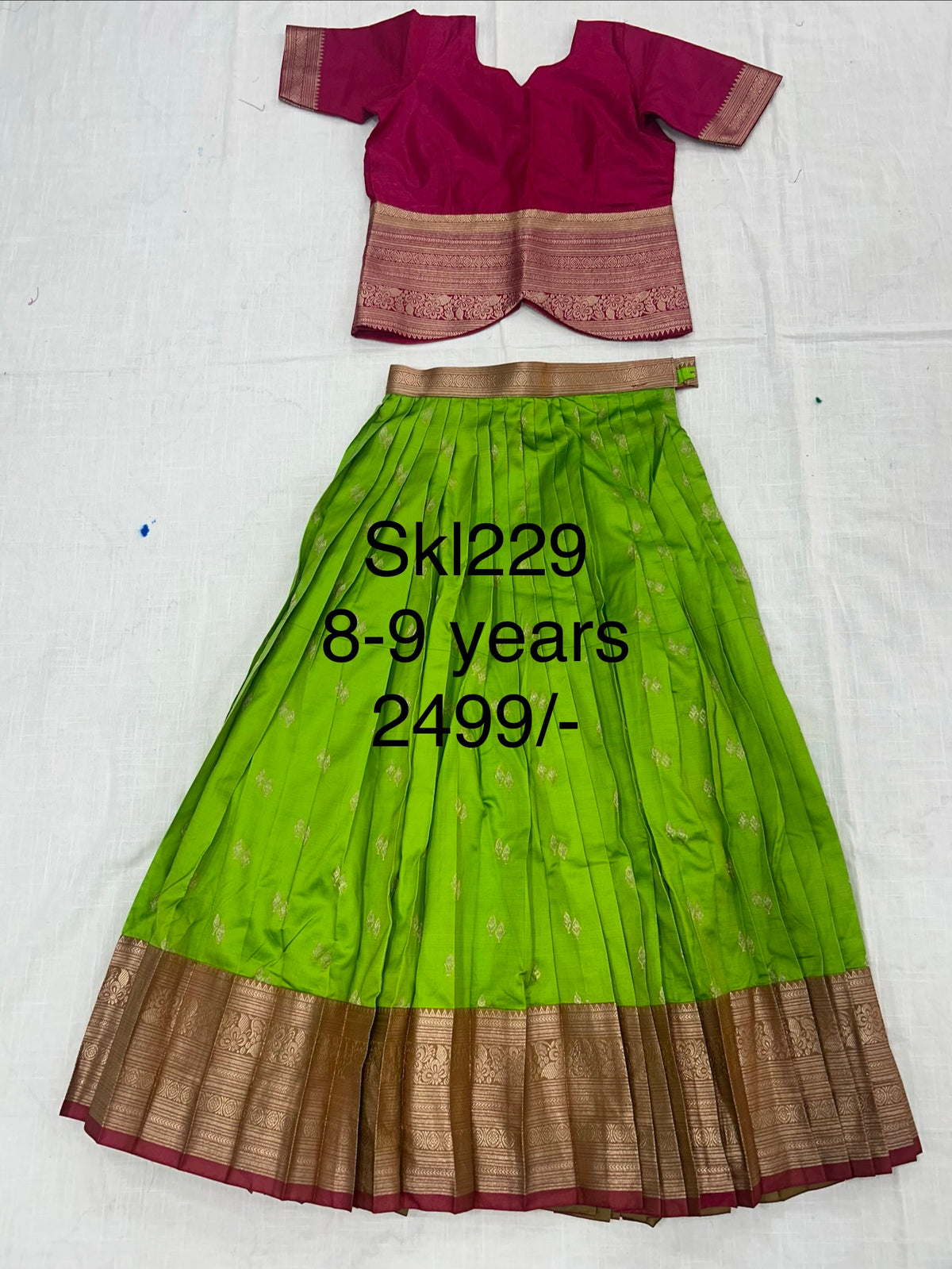 Kids Stitched Lehanga