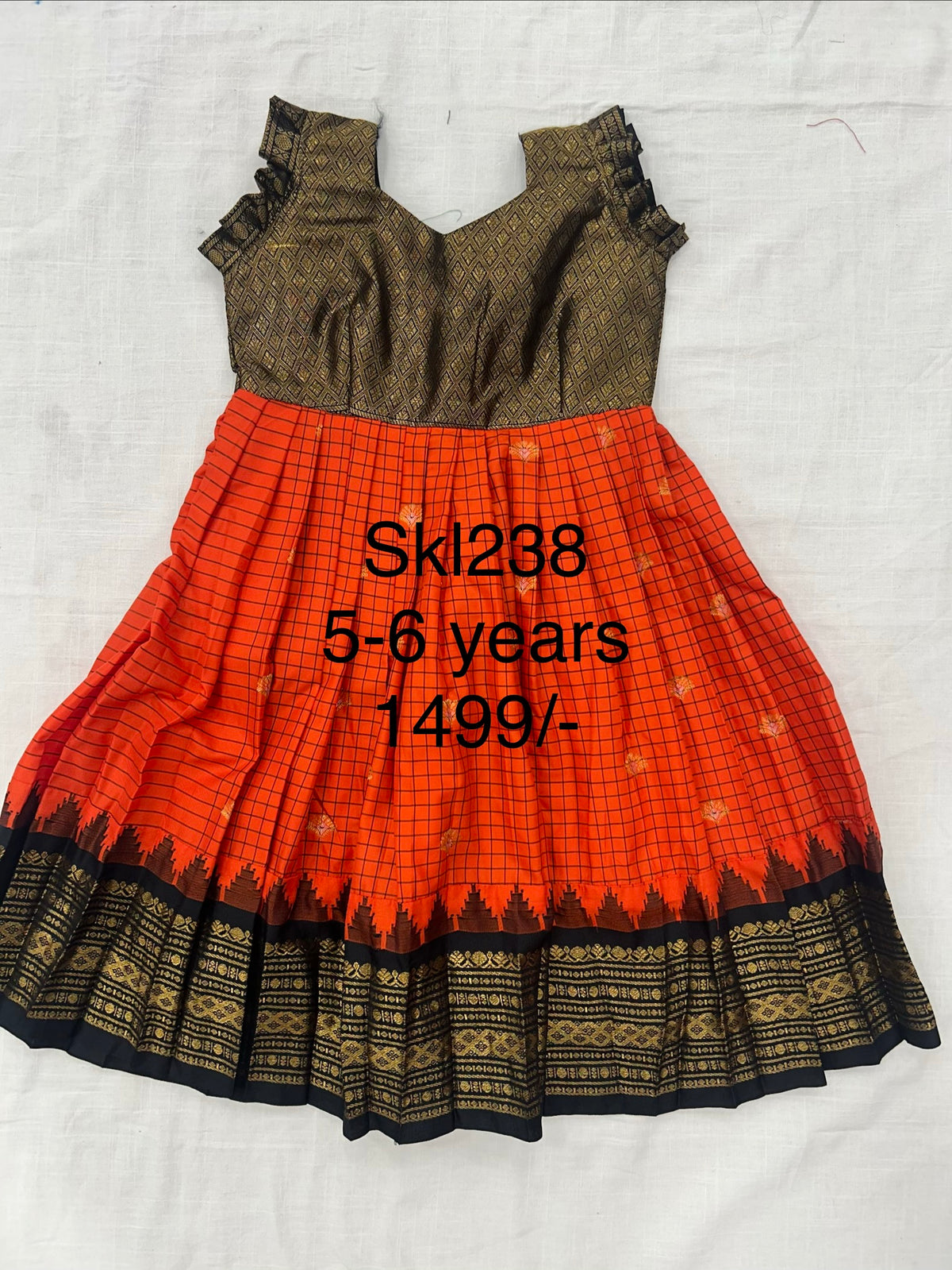 Kids Stitched Lehanga