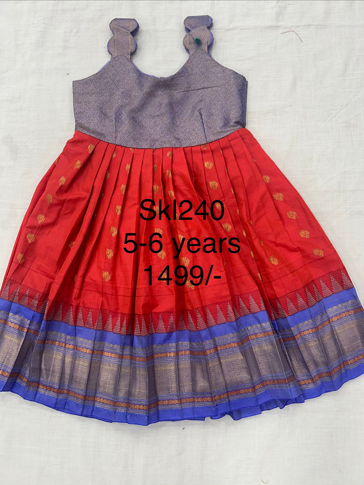 Kids Stitched Lehanga