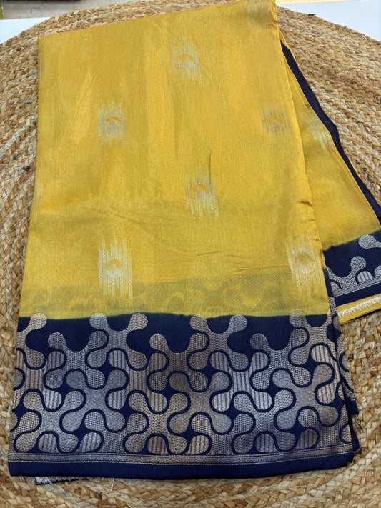 Banaras HO satin Border saree