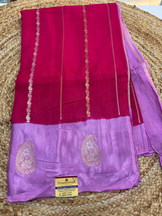 Banaras HO satin Border saree
