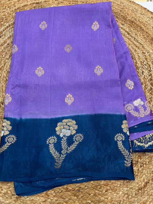 Banaras HO satin Border saree