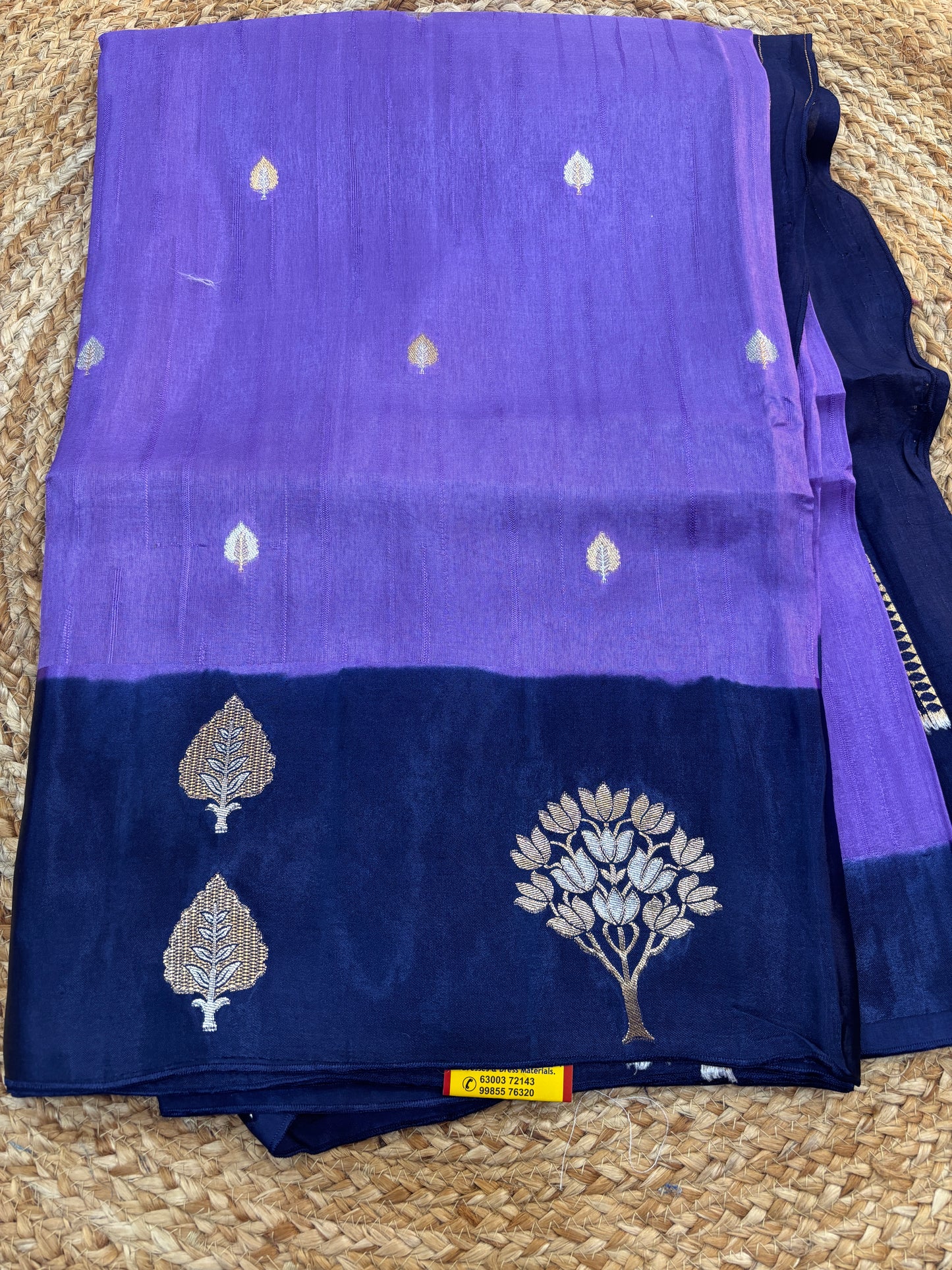 Banaras HO satin Border saree
